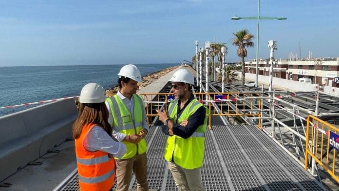 El alcalde Dolón afirmó que si se mantiene el ritmo actual las obras deberían estar concluidas en agosto.