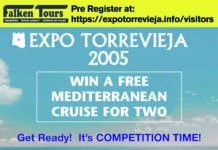 WIN EEN GRATIS MIDDELLANDSE ZEE CRUISE OP EXPO TORREVIEJA 2025! De hoofdattractie is ongetwijfeld de gratis cruise die Falken Tours aanbiedt. Stel je voor dat je ontspant op het dek, de havens van de Middellandse Zee verkent en geniet van luxe op volle zee - en dat allemaal zonder je te registreren en de Expo te bezoeken.