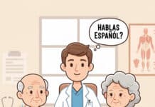 HABLAS ESPANOL? ‘Hablas Espanol?’ he asked rather sharply. We both smiled, perhaps a little defensively and mumbled something like ‘Un poco’, like you do…