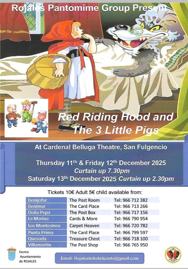 RED RIDING HOOD AND THE THREE LITTLE PIGS