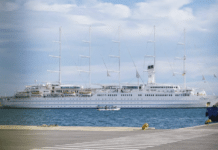 World’s Largest Sailing Ship, Club Med 2, Docks in Alicante Ahead of Mediterranean-Caribbean Voyage The Club Med 2 is widely regarded as the company’s flagship and one of the most luxurious sailboats in the world, operating since 1992.