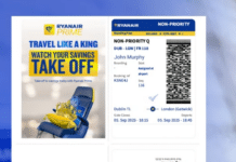 Ryanair stopt met papieren instapkaarten en gaat volgende week volledig digitaal Vanaf woensdag 12 november accepteert budgetmaatschappij Ryanair geen papieren instapkaarten meer. Hiermee is het bedrijf volledig overgestapt op digitaal reizen.