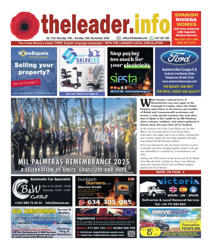 Un resoconto completo e foto del servizio commemorativo tenutosi domenica mattina a Mil Palmeras