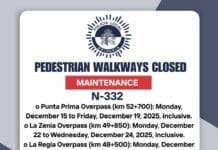 N-332 Footbridges to Close for Repairs in Orihuela Costa The Ministry of Transport and Sustainable Mobility has announced that conservation and maintenance work will take place over the coming weeks on several pedestrian overpasses along the N-332 between Torrevieja and Pilar de la Horadada.