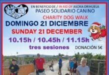 Asoka Orihuela Organises a New Charity Dog Walk to Promote Adoption and Fundraising The animal welfare organisation is hosting a special Christmas edition this Sunday, 21 December, with three sessions open to the public.