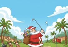 IN THE BUNKER WITH MICK THE GRIP A senior golfer met his 23 year old opponent on the golf course one Christmas morning. “How come your wife lets you play golf on Christmas morning Alf?” asked the youngster. “Simple” said Alf, I leapt out of bed this morning and said “It’s a great morning for sex or golf!” and she said “You’ll need a sweater.”