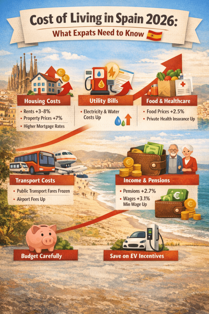 Zbliża się rok 2026, a ekspaci mieszkający w Hiszpanii przygotowują się na kolejny rok rosnących kosztów.