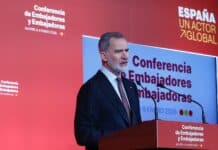 King Felipe Warns Over Threat to Transatlantic Ties Although he did not name the United States or its president directly, his remarks were widely seen as a subtle rebuke of recent unpredictable policies from Washington, including its military intervention in Venezuela.