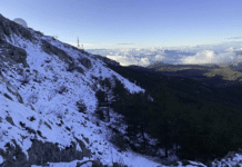 Arctic Air Brings Snow and Freezing Temperatures to Inland Alicante On Monday, the snow warning applies only to inland Alicante. However, on Tuesday, Aemet issued a cold weather warning of temperatures expected to be 6 to 8 degrees below normal, and lows possibly dropping to below –4°C in some areas.