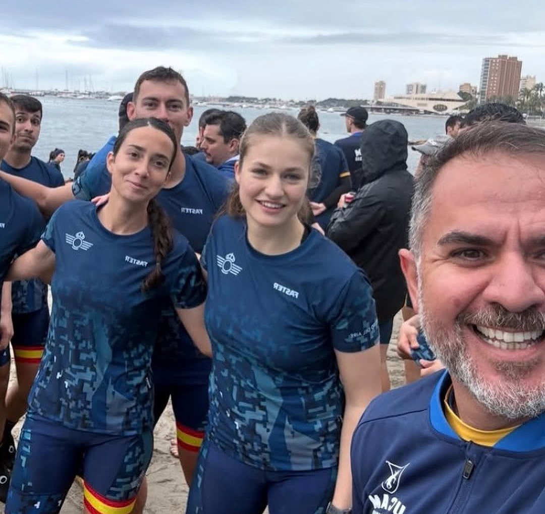 A Moment of Levity for Spain’s Future Queen at Murcia Regatta